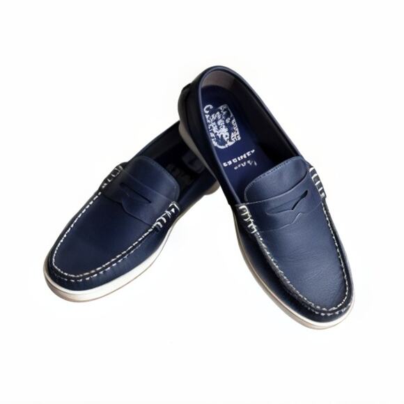 Cole Haan Pinch Penny Loafers Blue Maine Classics - Picture 1 of 8